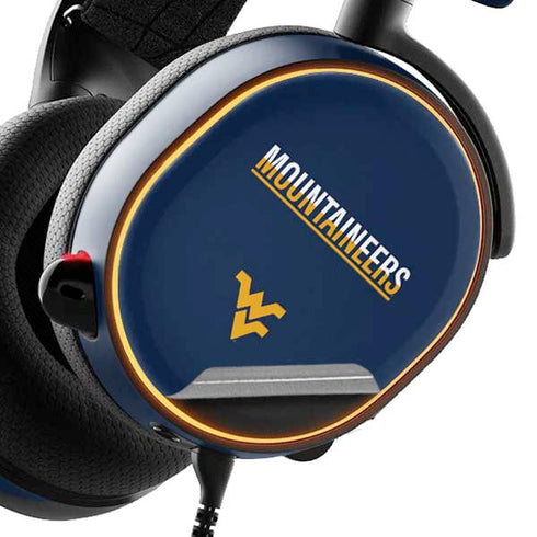 West Virginia University Blue Wood Floor SteelSeries Arctis 3 Skin